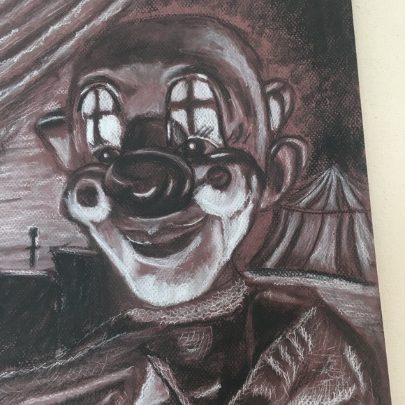 Original Charcoal Day at the Circus Puppet - Picture 5 of 5
